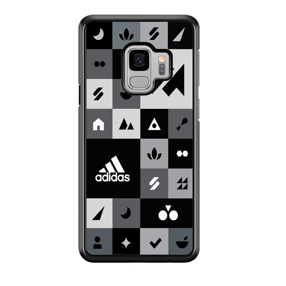 Adidas All Day Icon Design Samsung Galaxy S9 Case-Mobile Phone Case-Rubber Black (2D Case)-Altracase