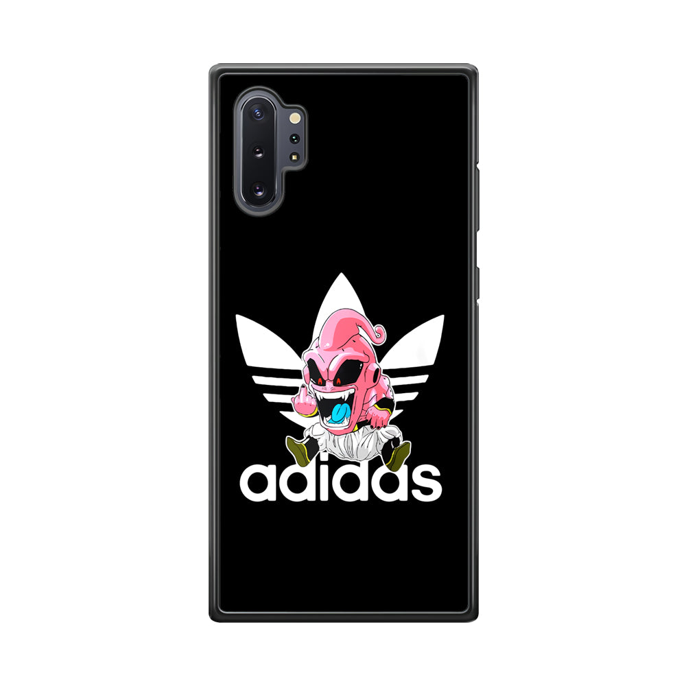 Adidas Chibi Majin Buu Samsung Galaxy Note 10 Plus Case-Mobile Phone Case-Rubber Black (2D Case)-Altracase