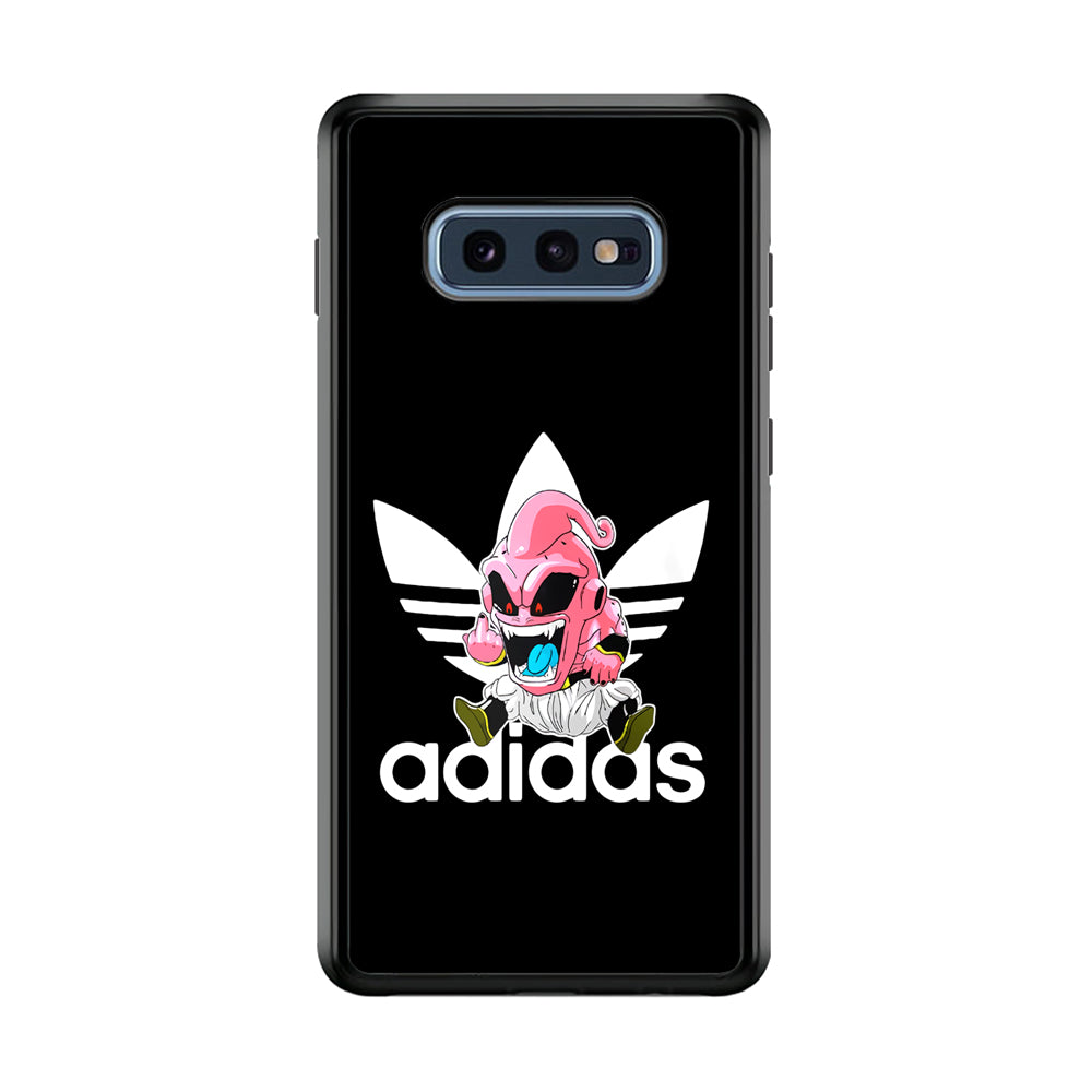 Adidas Chibi Majin Buu Samsung Galaxy S10E Case-Mobile Phone Case-Rubber Black (2D Case)-Altracase