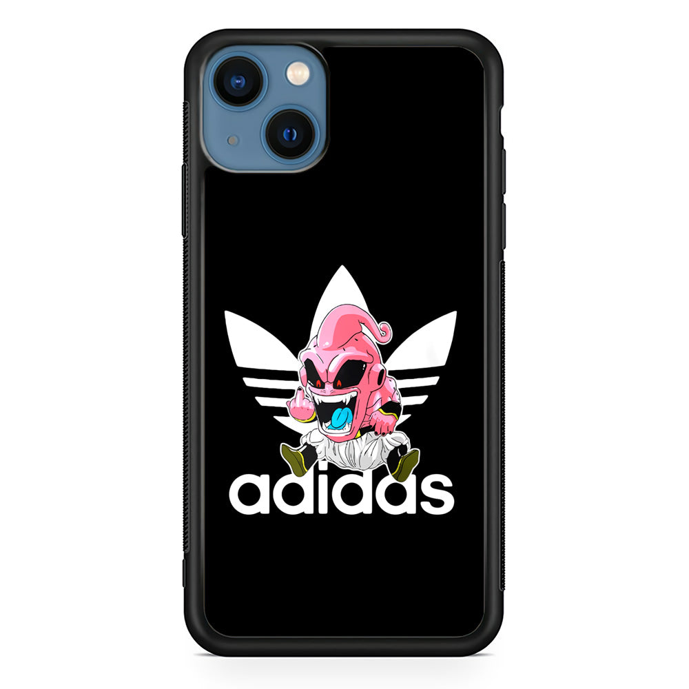 Adidas Chibi Majin Buu iPhone 14 Case-Mobile Phone Case-Rubber Black (2D Case)-Altracase