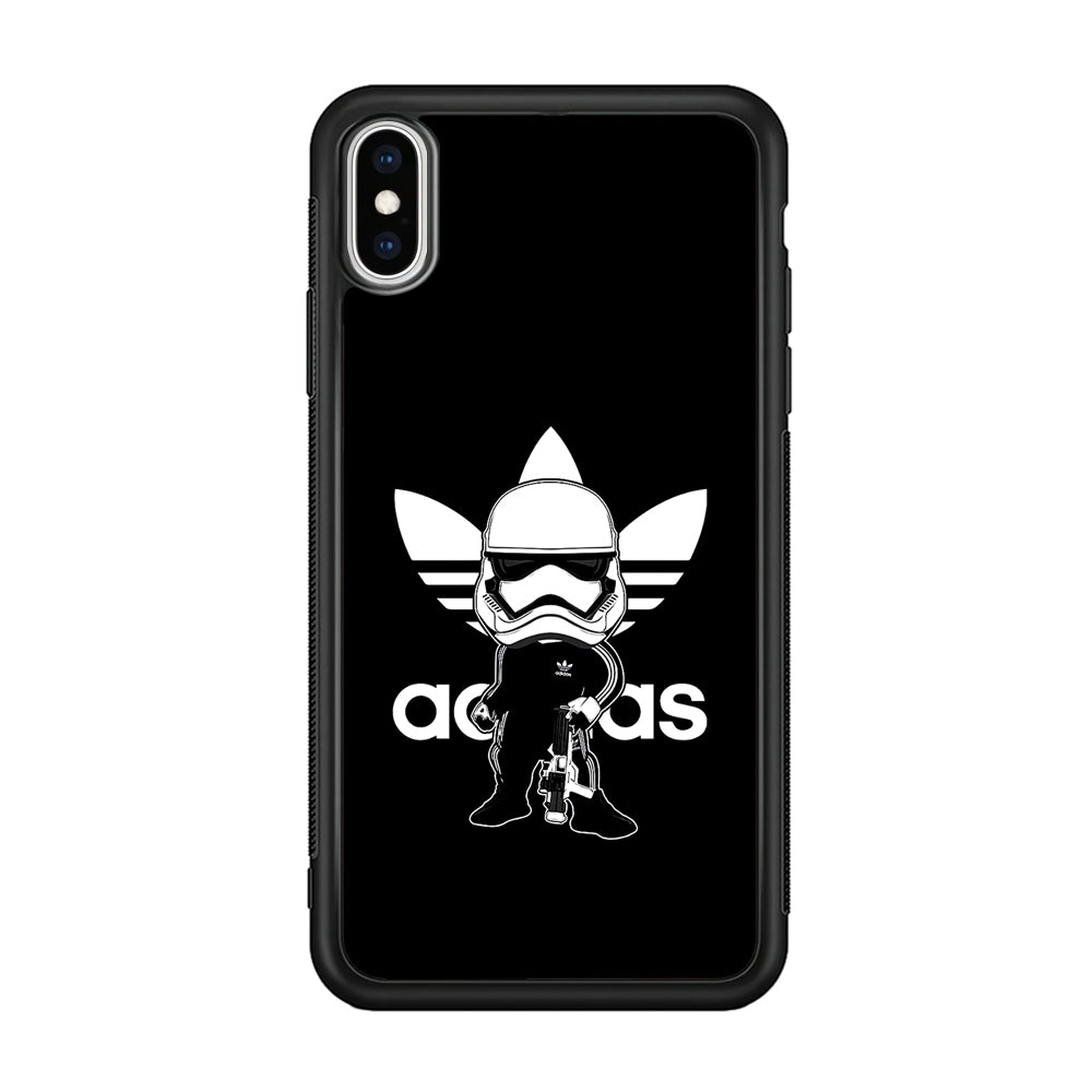 Adidas Chibi Stormtrooper iPhone Xs Max Case-Mobile Phone Case-Altracase