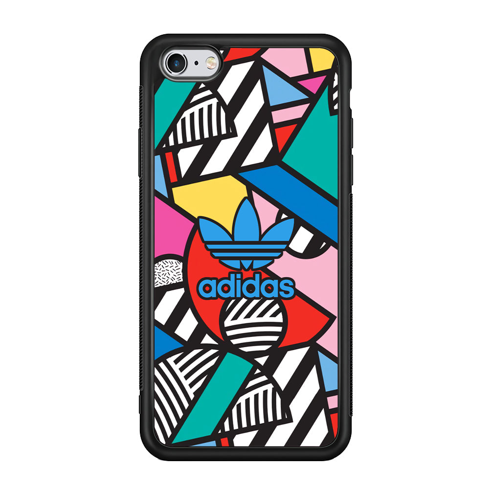 Adidas Collage of Shape Color iPhone 6 | 6s Case-Mobile Phone Case-Rubber Black (2D Case)-Altracase