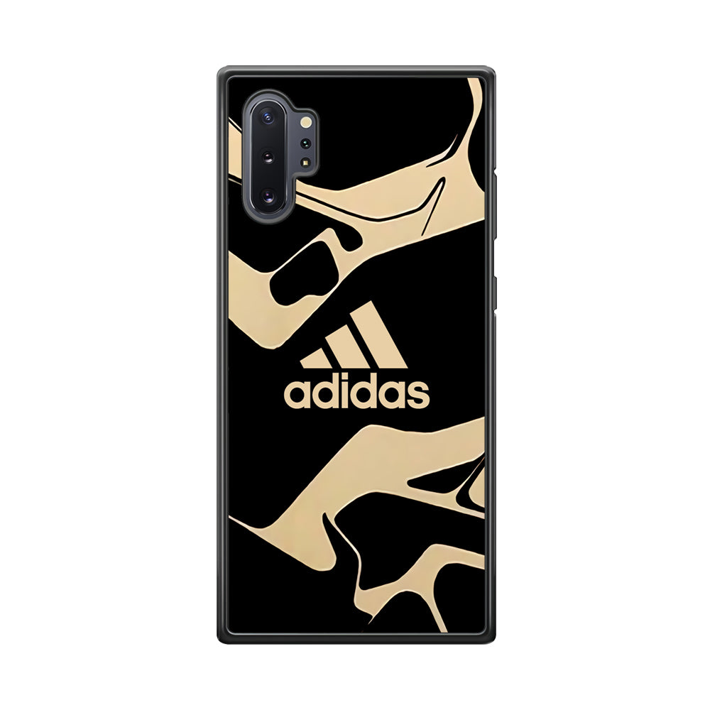 Adidas Curvature Artistic Samsung Galaxy Note 10 Plus Case-Mobile Phone Case-Rubber Black (2D Case)-Altracase