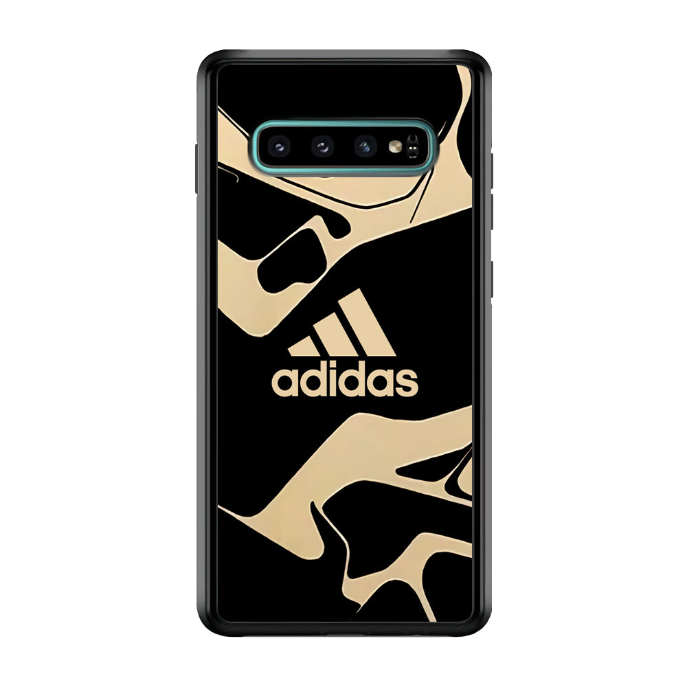 Adidas Curvature Artistic Samsung Galaxy S10 Case-Mobile Phone Case-Rubber Black (2D Case)-Altracase