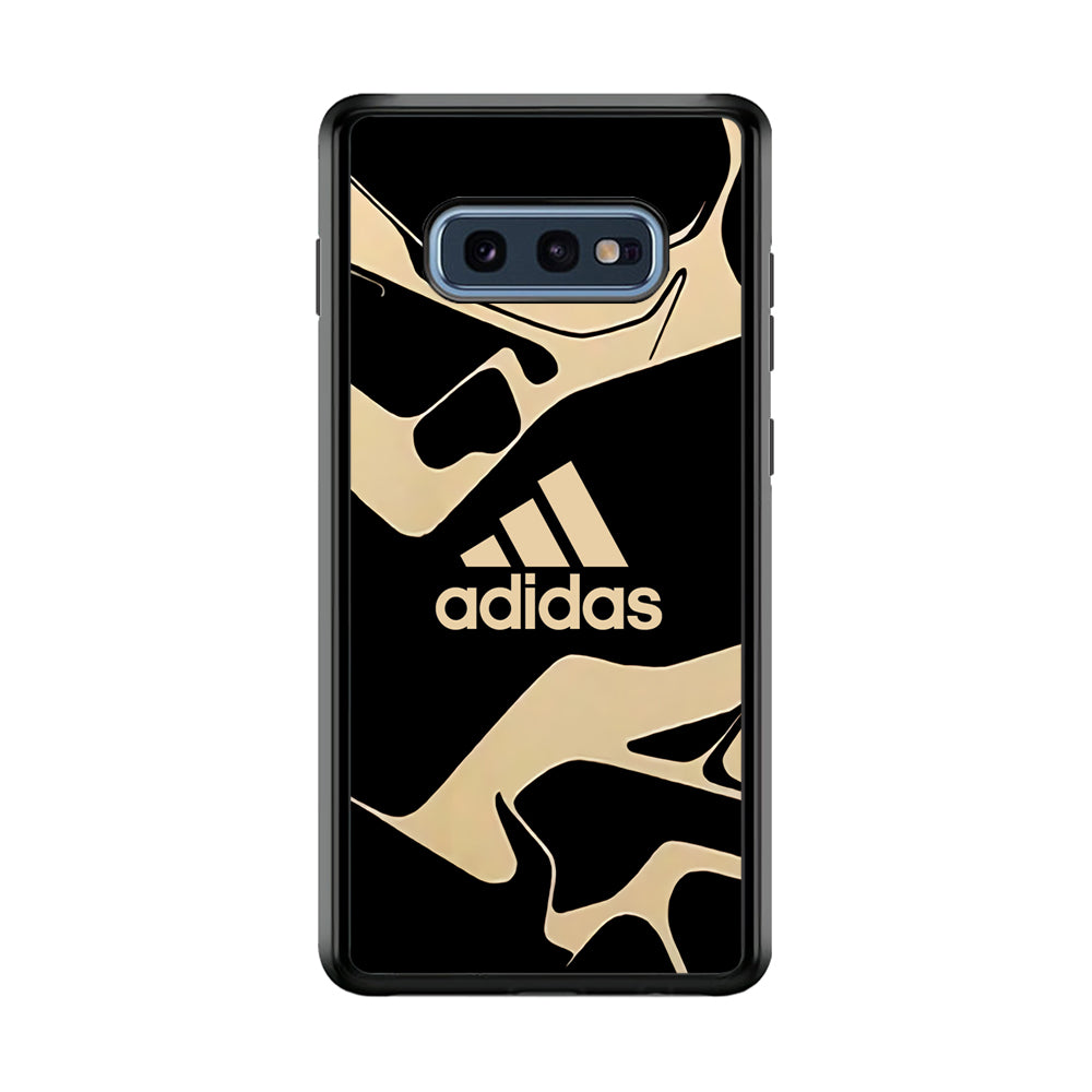 Adidas Curvature Artistic Samsung Galaxy S10E Case-Mobile Phone Case-Rubber Black (2D Case)-Altracase