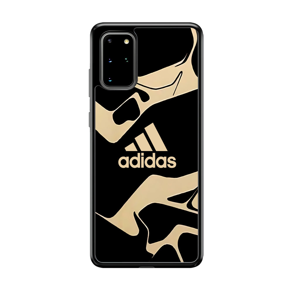 Adidas Curvature Artistic Samsung Galaxy S20 Plus Case-Mobile Phone Case-Rubber Black (2D Case)-Altracase