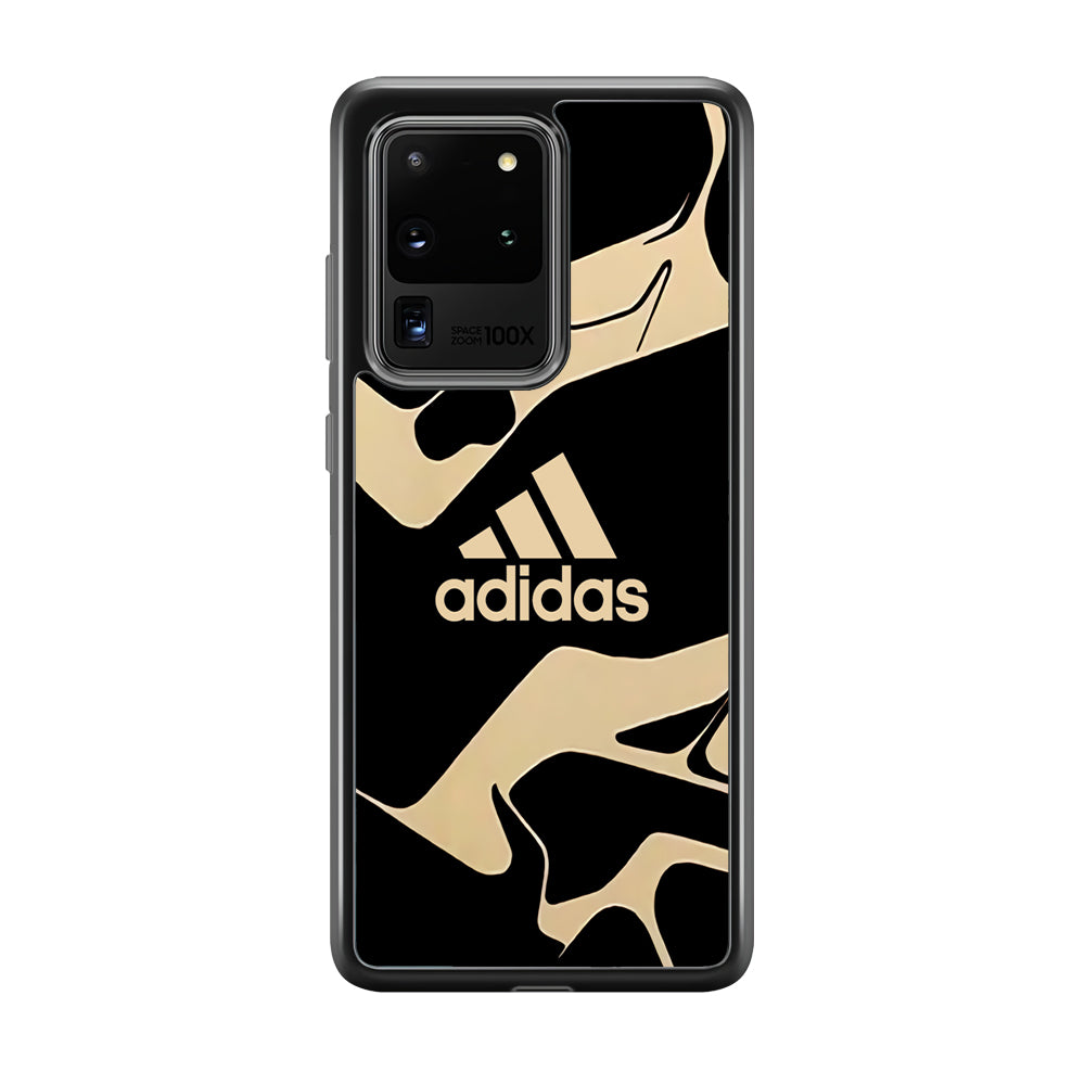 Adidas Curvature Artistic Samsung Galaxy S20 Ultra Case-Mobile Phone Case-Rubber Black (2D Case)-Altracase