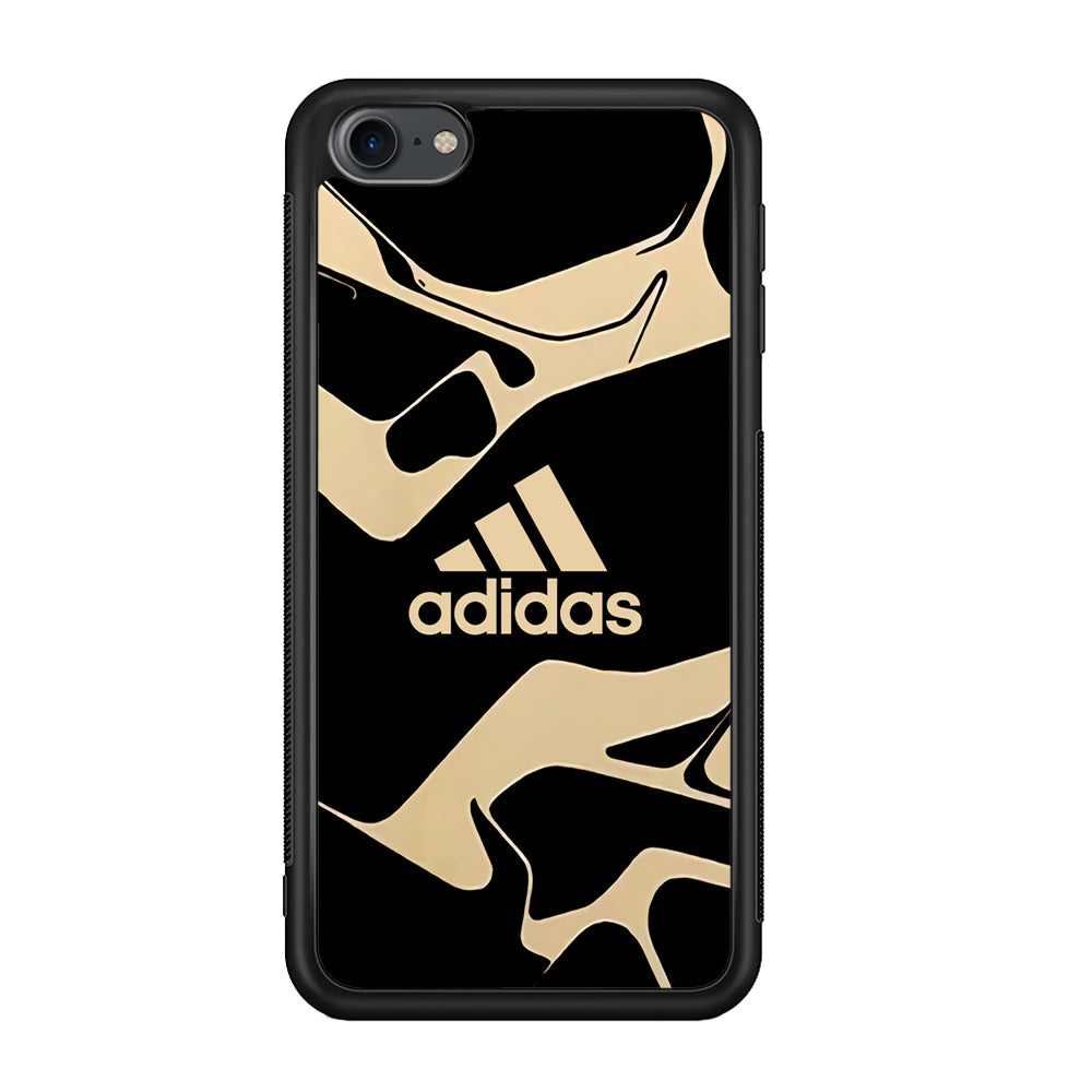 Adidas Curvature Artistic iPod Touch 6 Case-Mobile Phone Case-Rubber Black (2D Case)-Altracase