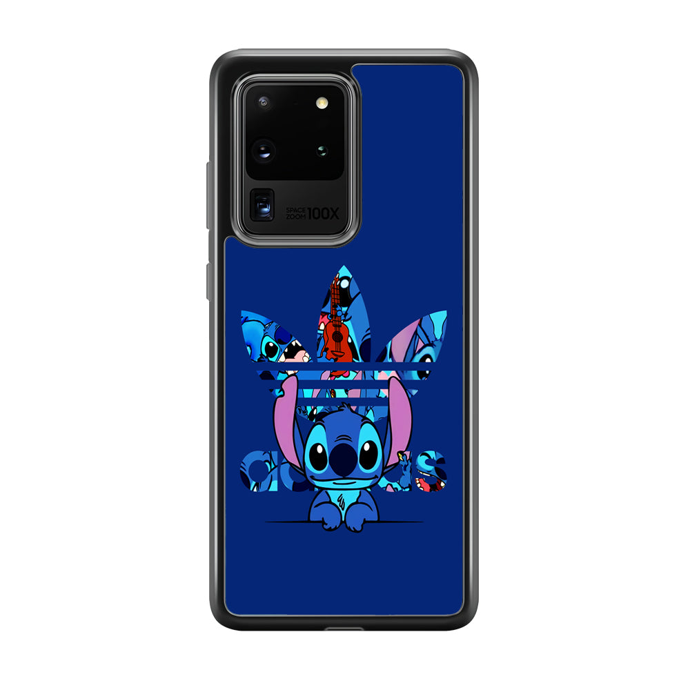 Adidas Cute Stitch Samsung Galaxy S20 Ultra Case-Mobile Phone Case-Rubber Black (2D Case)-Altracase