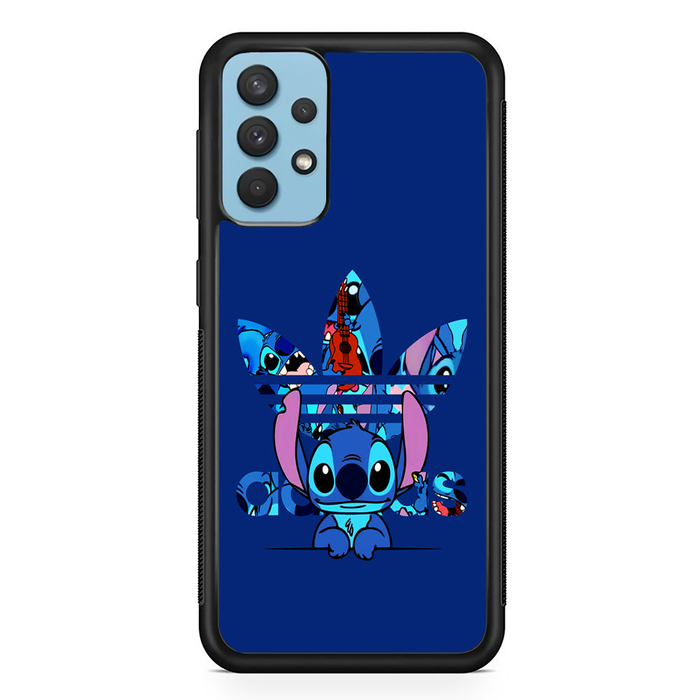 Adidas Cute Stitch Samsung Galaxy A32 Case-Mobile Phone Case-Rubber Black (2D Case)-Altracase