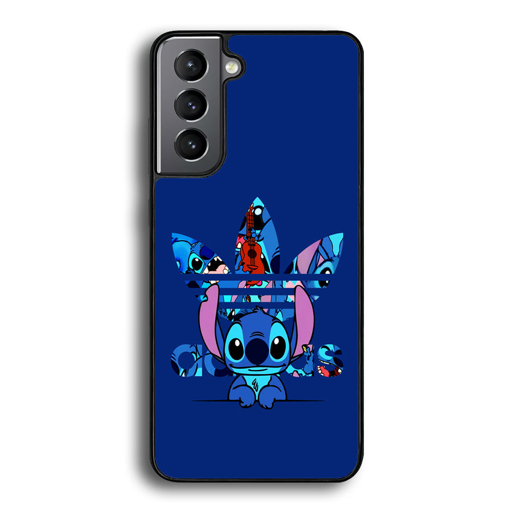 Adidas Cute Stitch Samsung Galaxy S22 Case-Mobile Phone Case-Rubber Black (2D Case)-Altracase