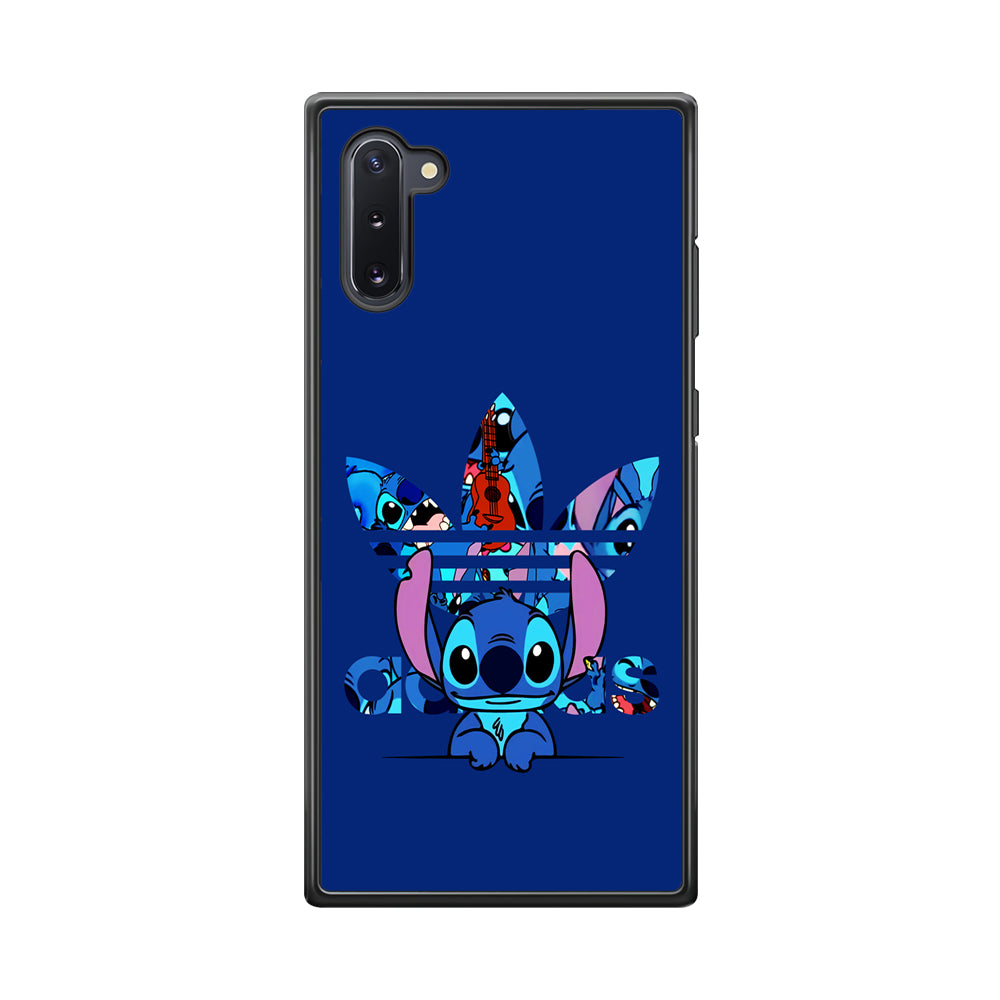Adidas Cute Stitch Samsung Galaxy Note 10 Case-Mobile Phone Case-Rubber Black (2D Case)-Altracase