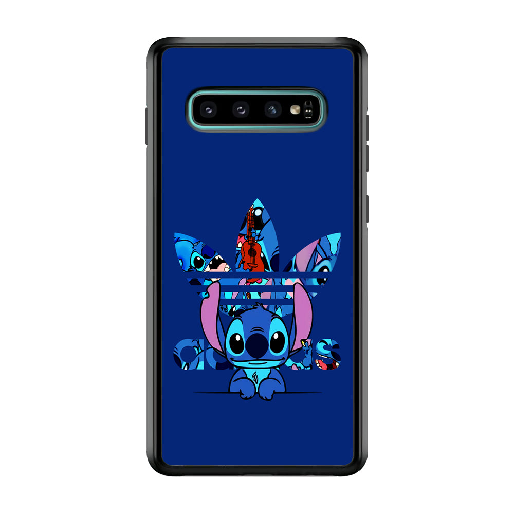 Adidas Cute Stitch Samsung Galaxy S10 Case-Mobile Phone Case-Rubber Black (2D Case)-Altracase