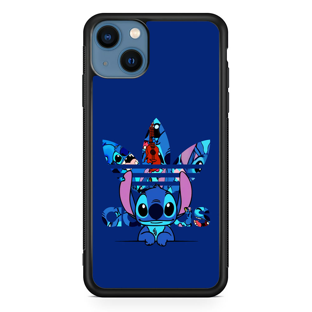Adidas Cute Stitch iPhone 14 Case-Mobile Phone Case-Rubber Black (2D Case)-Altracase