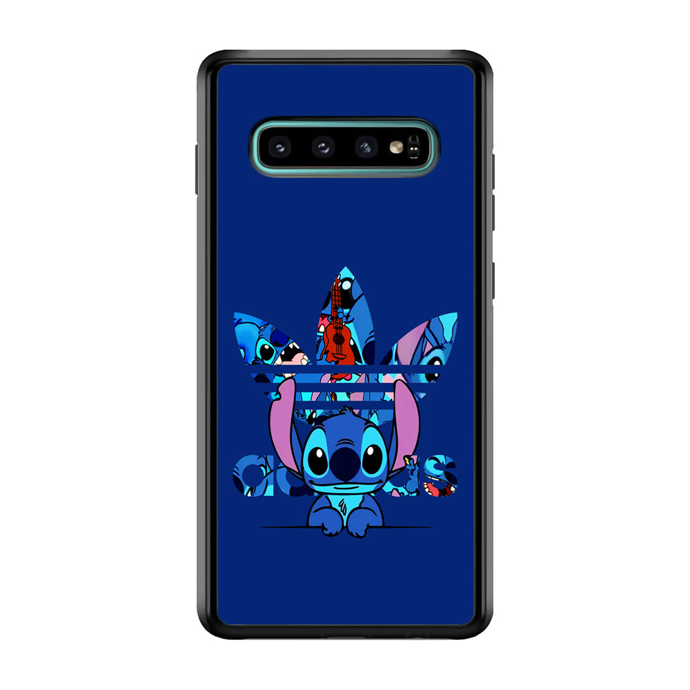 Adidas Cute Stitch Samsung Galaxy S10 Plus Case-Mobile Phone Case-Rubber Black (2D Case)-Altracase