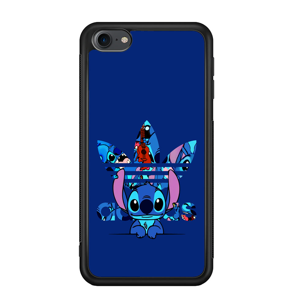 Adidas Cute Stitch iPod Touch 6 Case-Mobile Phone Case-Rubber Black (2D Case)-Altracase