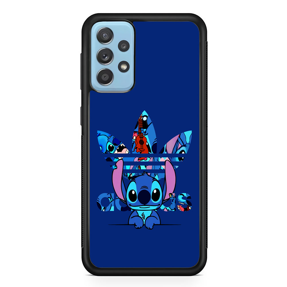 Adidas Cute Stitch Samsung Galaxy A72 Case-Mobile Phone Case-Rubber Black (2D Case)-Altracase