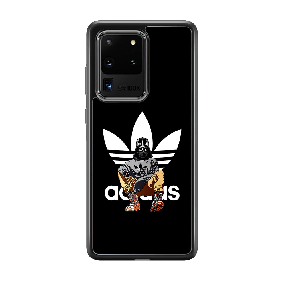 Adidas Darth Vader Samsung Galaxy S20 Ultra Case-Mobile Phone Case-Rubber Black (2D Case)-Altracase