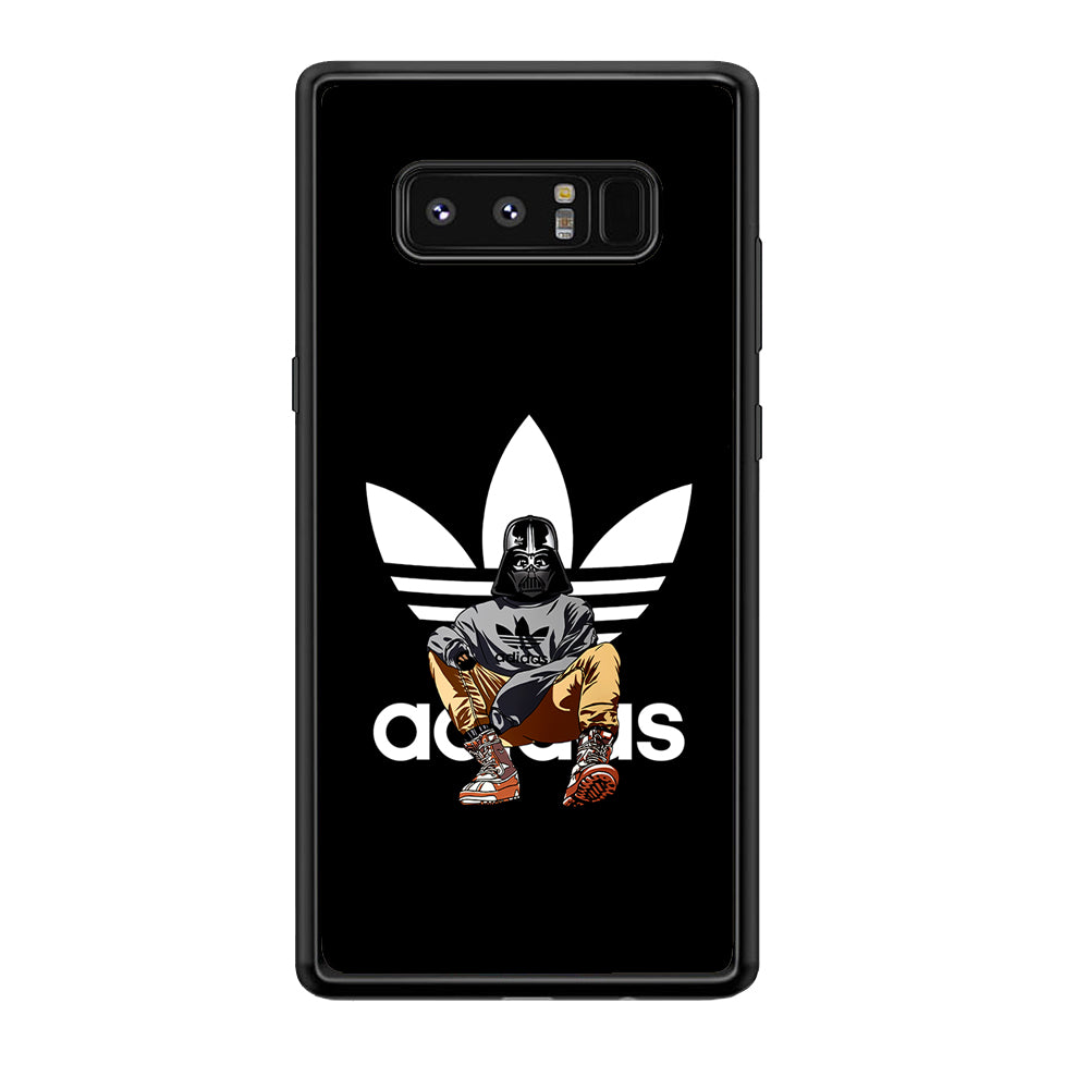 Adidas Darth Vader Samsung Galaxy Note 8 Case-Mobile Phone Case-Rubber Black (2D Case)-Altracase