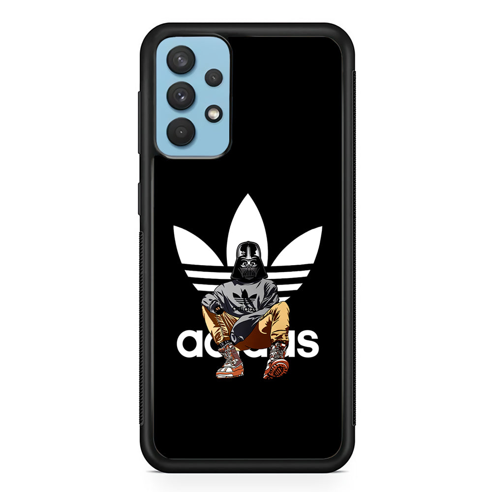 Adidas Darth Vader Samsung Galaxy A32 Case-Mobile Phone Case-Rubber Black (2D Case)-Altracase