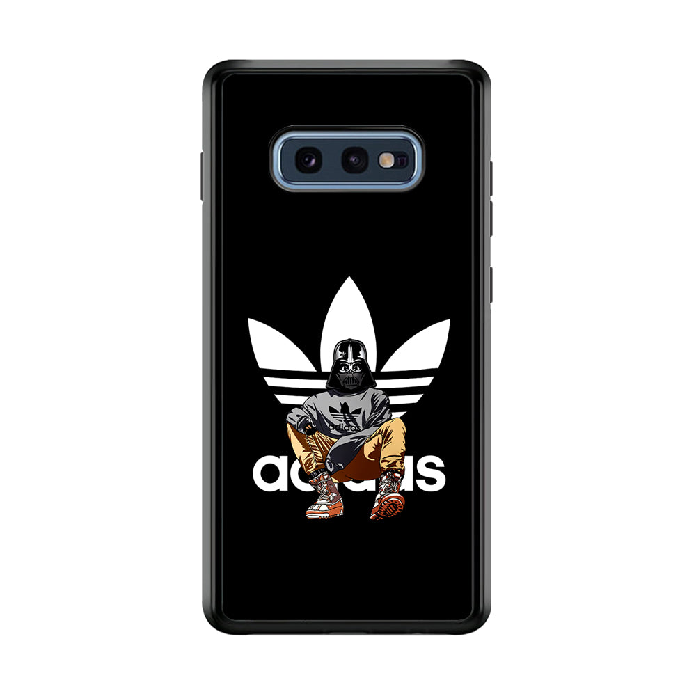Adidas Darth Vader Samsung Galaxy S10E Case-Mobile Phone Case-Rubber Black (2D Case)-Altracase