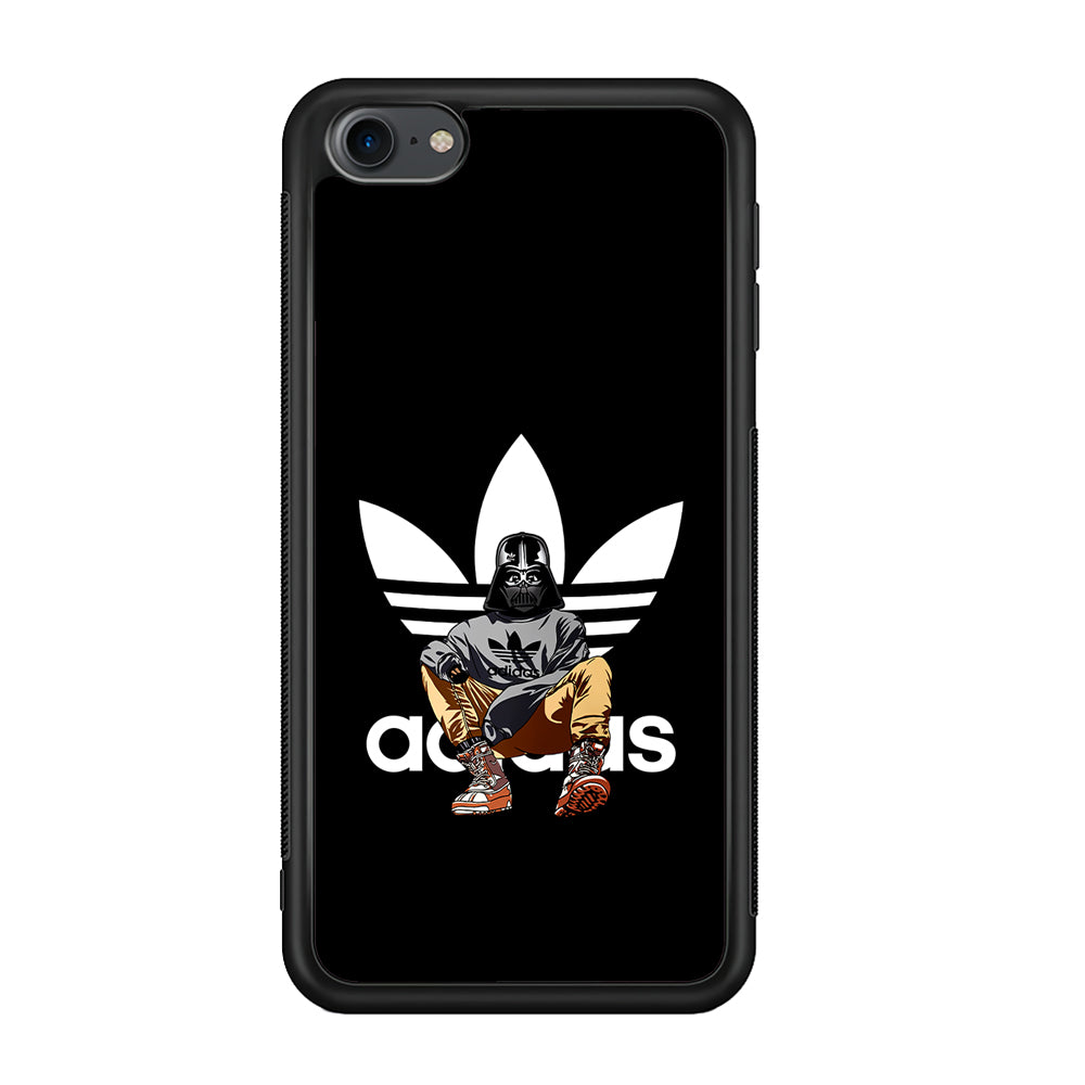 Adidas Darth Vader iPod Touch 6 Case-Mobile Phone Case-Rubber Black (2D Case)-Altracase