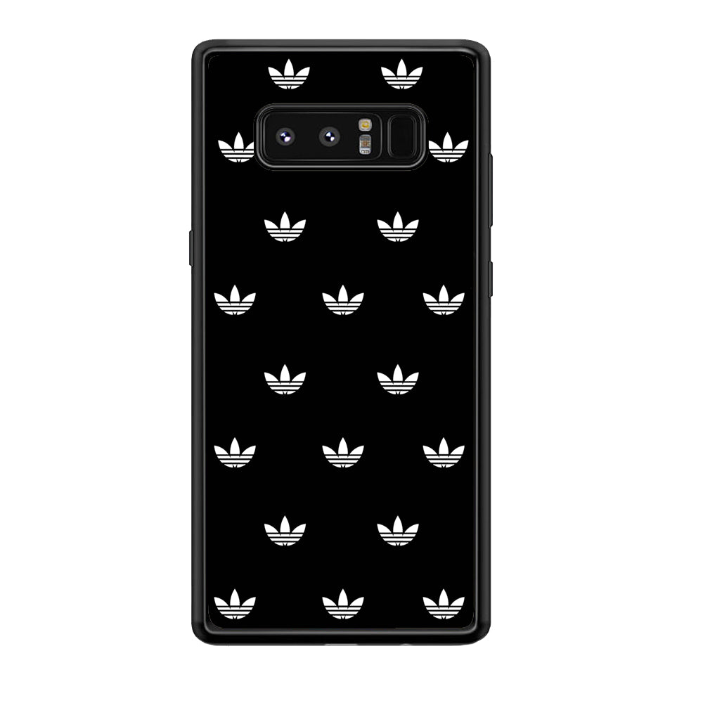 Adidas Doodle In Black Samsung Galaxy Note 8 Case-Mobile Phone Case-Rubber Black (2D Case)-Altracase