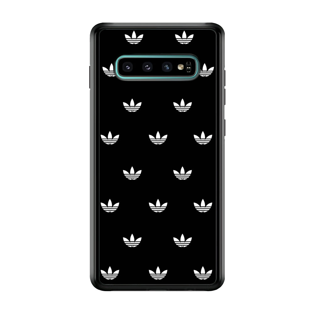 Adidas Doodle In Black Samsung Galaxy S10 Case-Mobile Phone Case-Rubber Black (2D Case)-Altracase