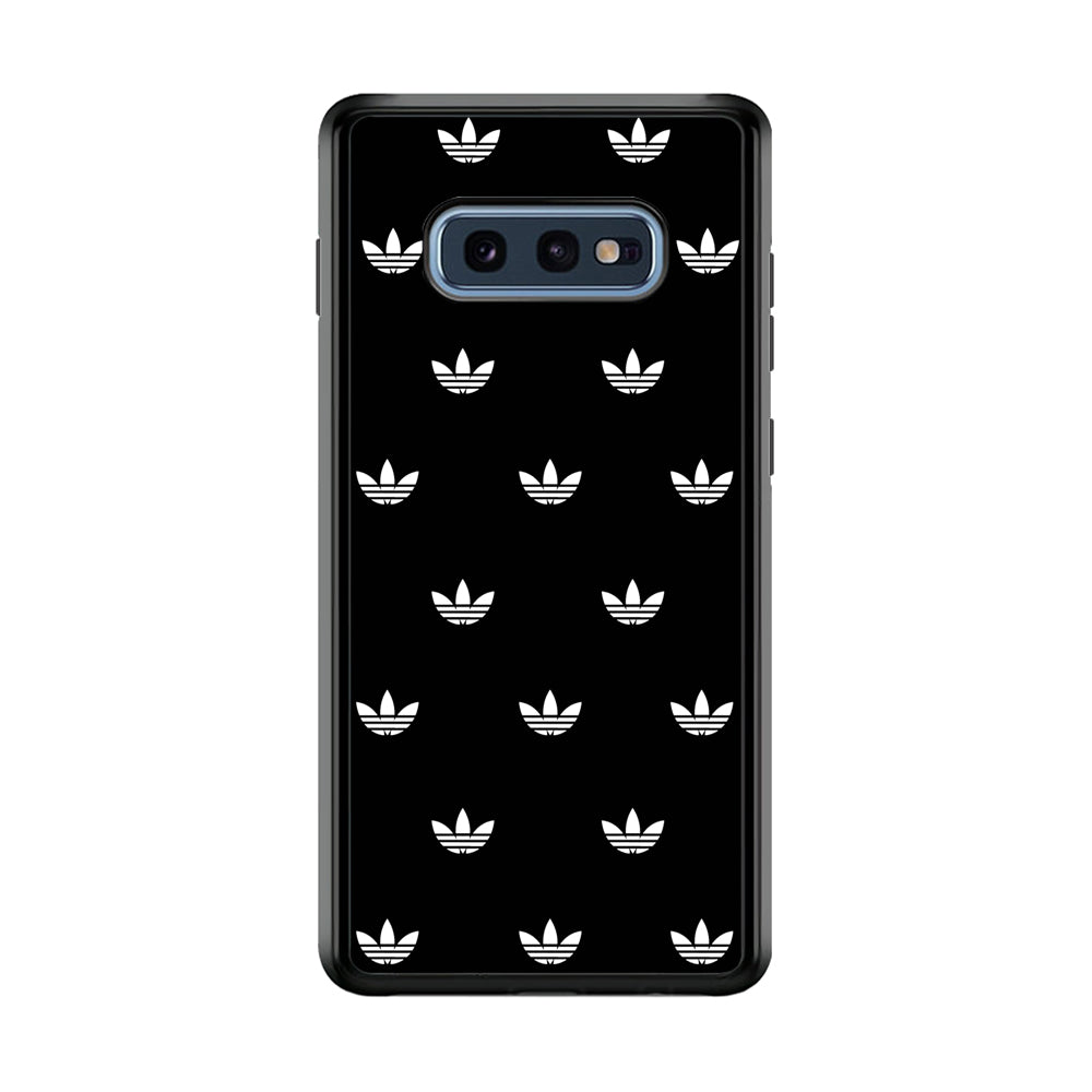 Adidas Doodle In Black Samsung Galaxy S10E Case-Mobile Phone Case-Rubber Black (2D Case)-Altracase