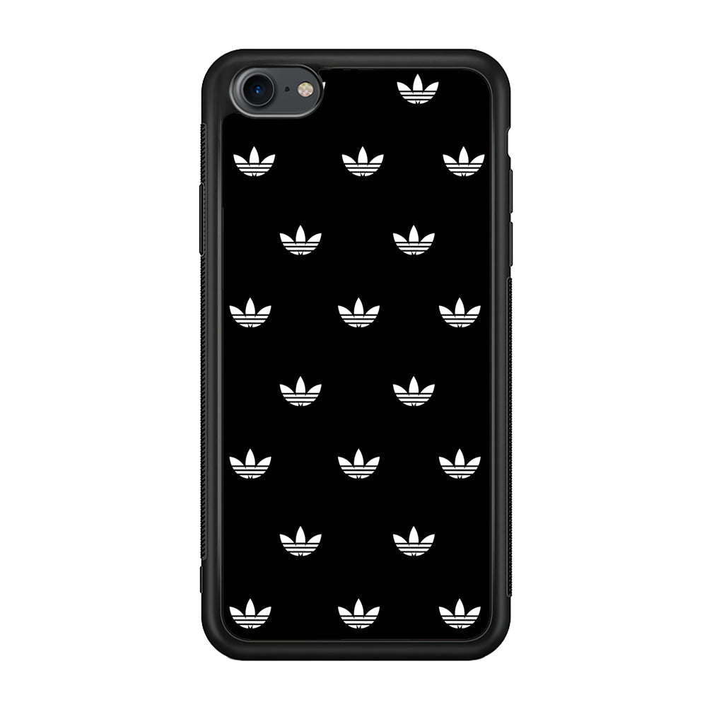 Adidas Doodle In Black iPhone SE 2020 Case-Mobile Phone Case-Rubber Black (2D Case)-Altracase