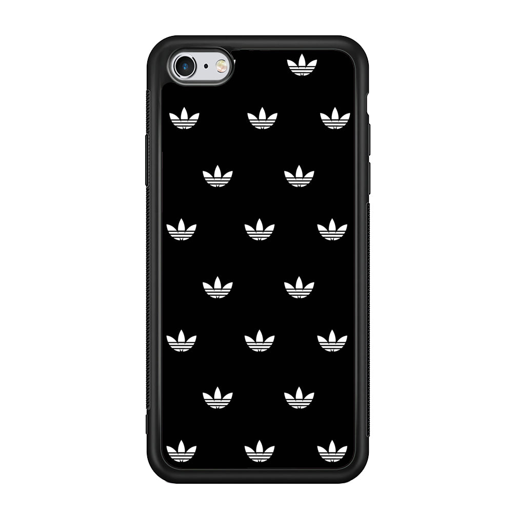 Adidas Doodle In Black iPhone 6 | 6s Case-Mobile Phone Case-Rubber Black (2D Case)-Altracase