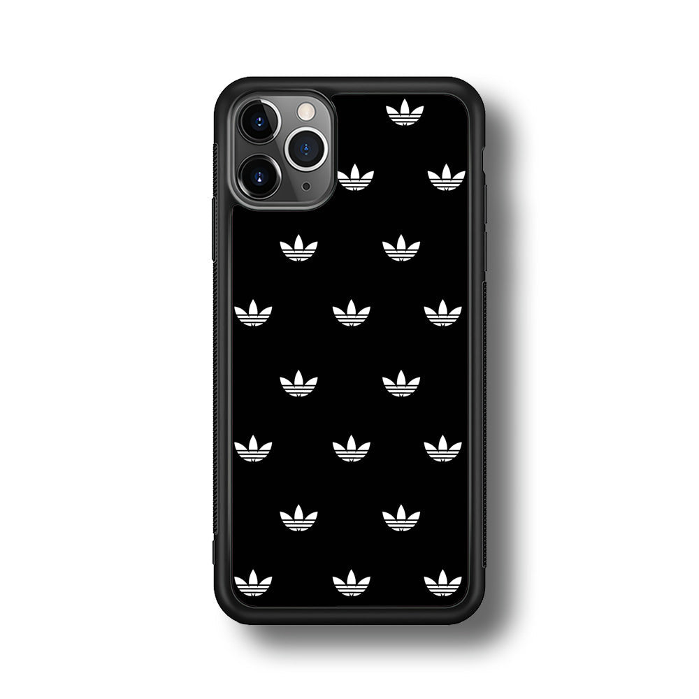 Adidas Doodle In Black iPhone 11 Pro Case-Mobile Phone Case-Rubber Black (2D Case)-Altracase