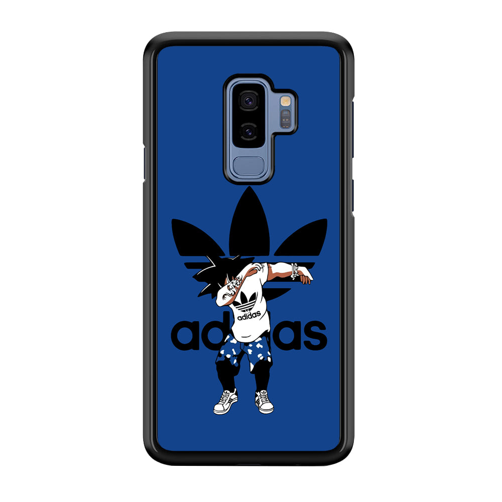 Adidas Dragon Ball Goku Dub Samsung Galaxy S9 Plus Case-Mobile Phone Case-Rubber Black (2D Case)-Altracase