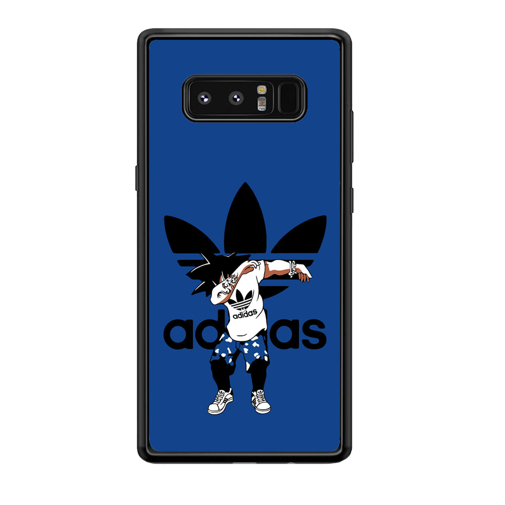 Adidas Dragon Ball Goku Dub Samsung Galaxy Note 8 Case-Mobile Phone Case-Rubber Black (2D Case)-Altracase