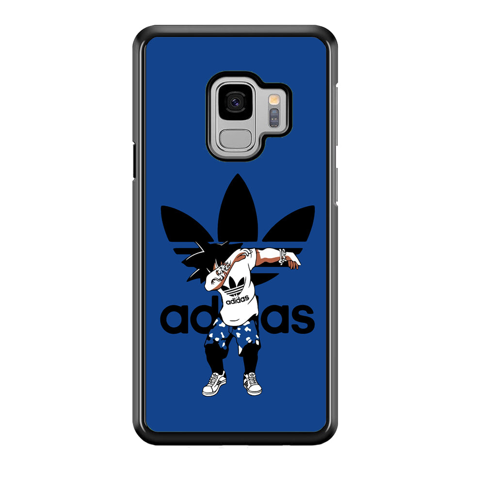 Adidas Dragon Ball Goku Dub Samsung Galaxy S9 Case-Mobile Phone Case-Rubber Black (2D Case)-Altracase