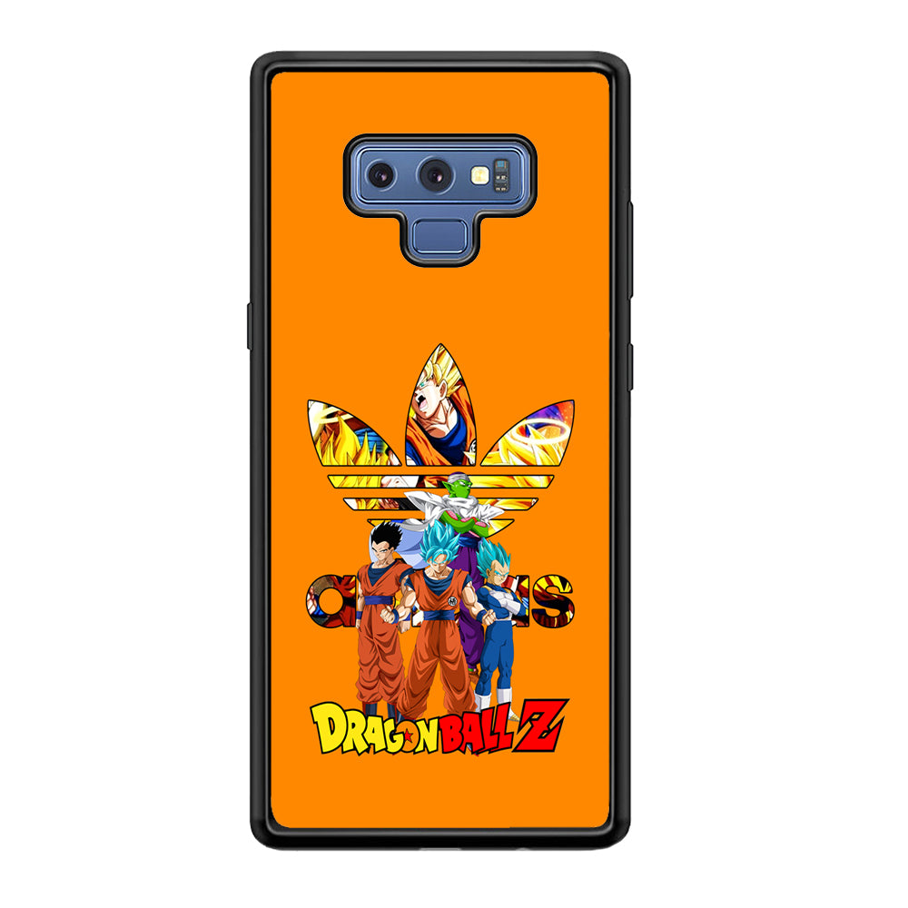 Adidas Dragon Ball Z Samsung Galaxy Note 9 Case-Mobile Phone Case-Rubber Black (2D Case)-Altracase