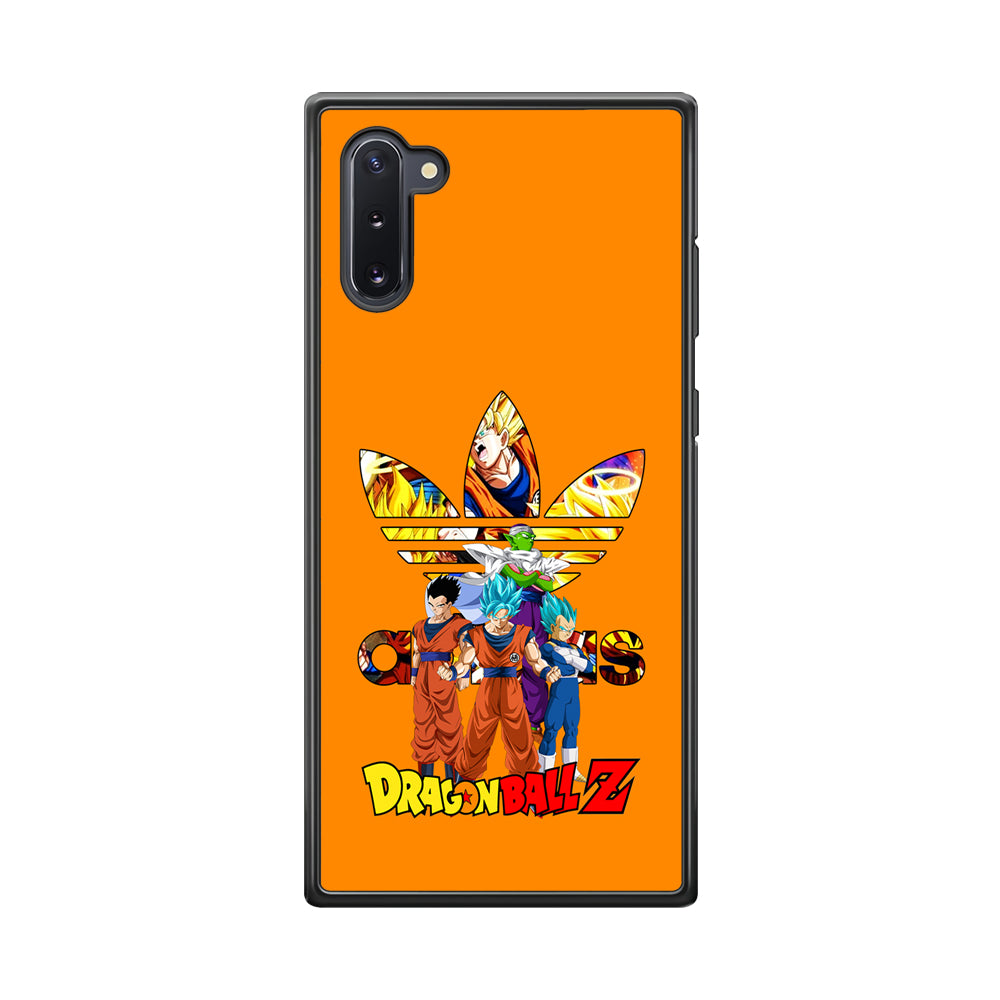 Adidas Dragon Ball Z Samsung Galaxy Note 10 Case-Mobile Phone Case-Rubber Black (2D Case)-Altracase