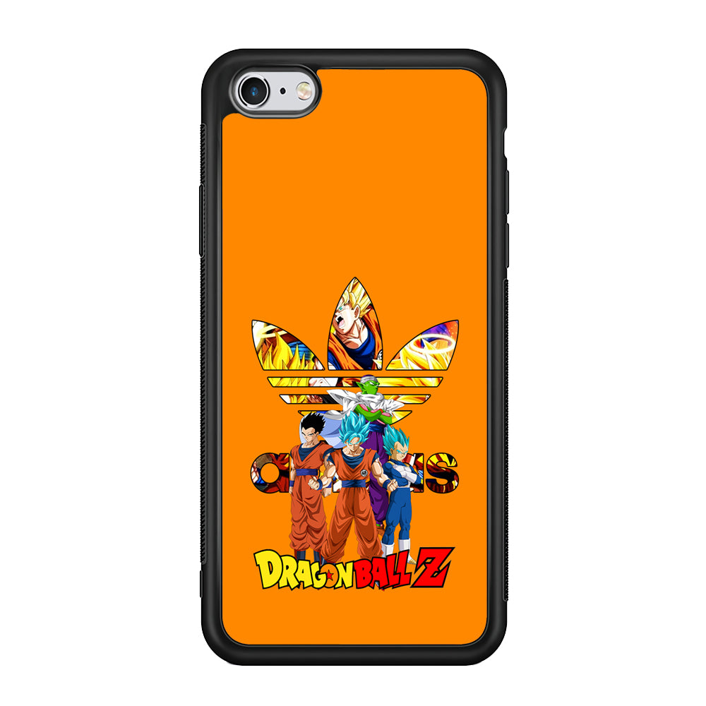 Adidas Dragon Ball Z iPhone 6 Plus | 6s Plus Case-Mobile Phone Case-Rubber Black (2D Case)-Altracase