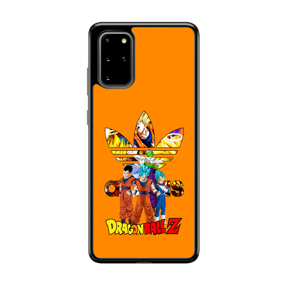 Adidas Dragon Ball Z Samsung Galaxy S20 Plus Case-Mobile Phone Case-Rubber Black (2D Case)-Altracase