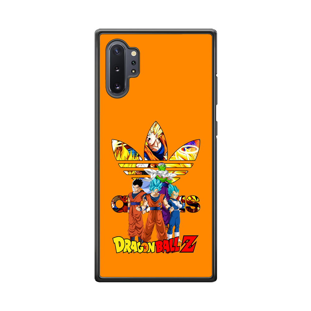 Adidas Dragon Ball Z Samsung Galaxy Note 10 Plus Case-Mobile Phone Case-Rubber Black (2D Case)-Altracase