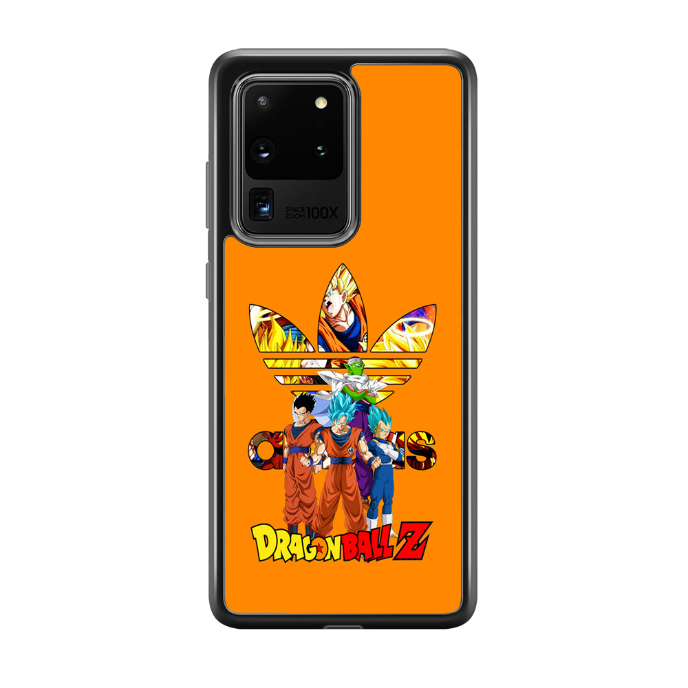 Adidas Dragon Ball Z Samsung Galaxy S20 Ultra Case-Mobile Phone Case-Rubber Black (2D Case)-Altracase