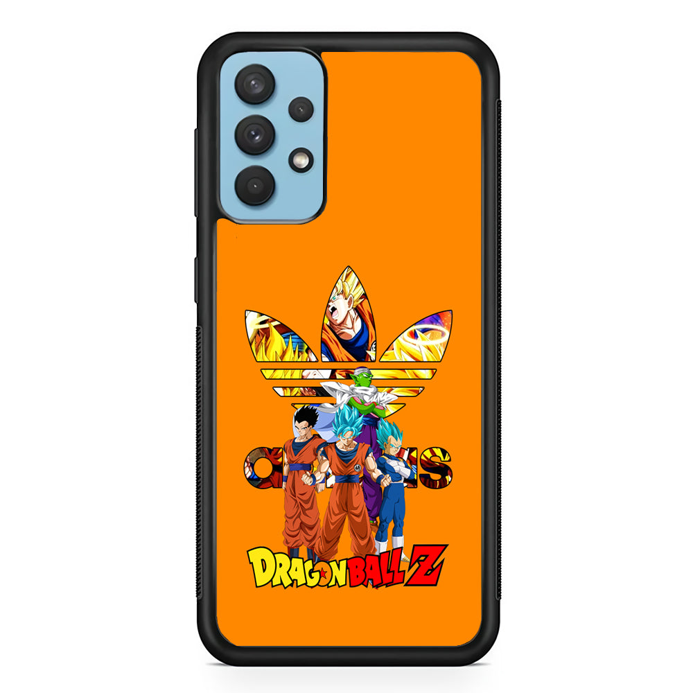 Adidas Dragon Ball Z Samsung Galaxy A32 Case-Mobile Phone Case-Rubber Black (2D Case)-Altracase