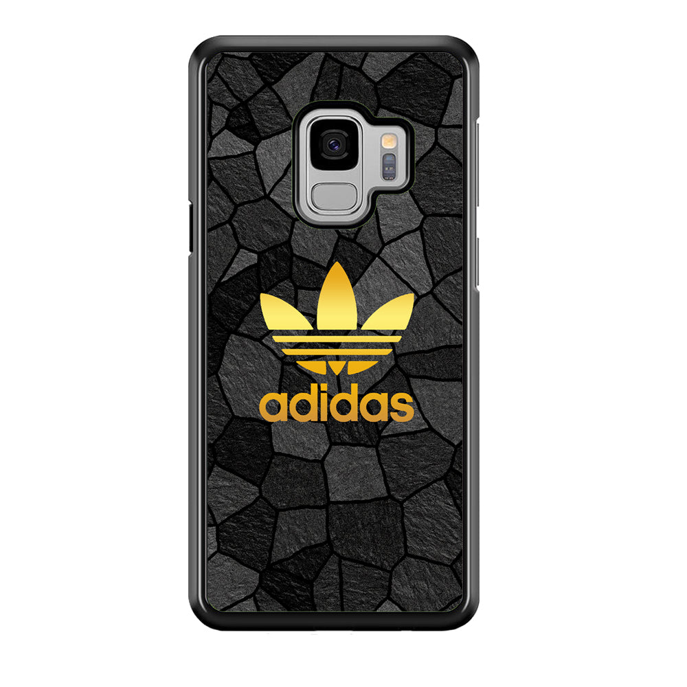 Adidas Gold Rock Patern Samsung Galaxy S9 Case-Mobile Phone Case-Rubber Black (2D Case)-Altracase