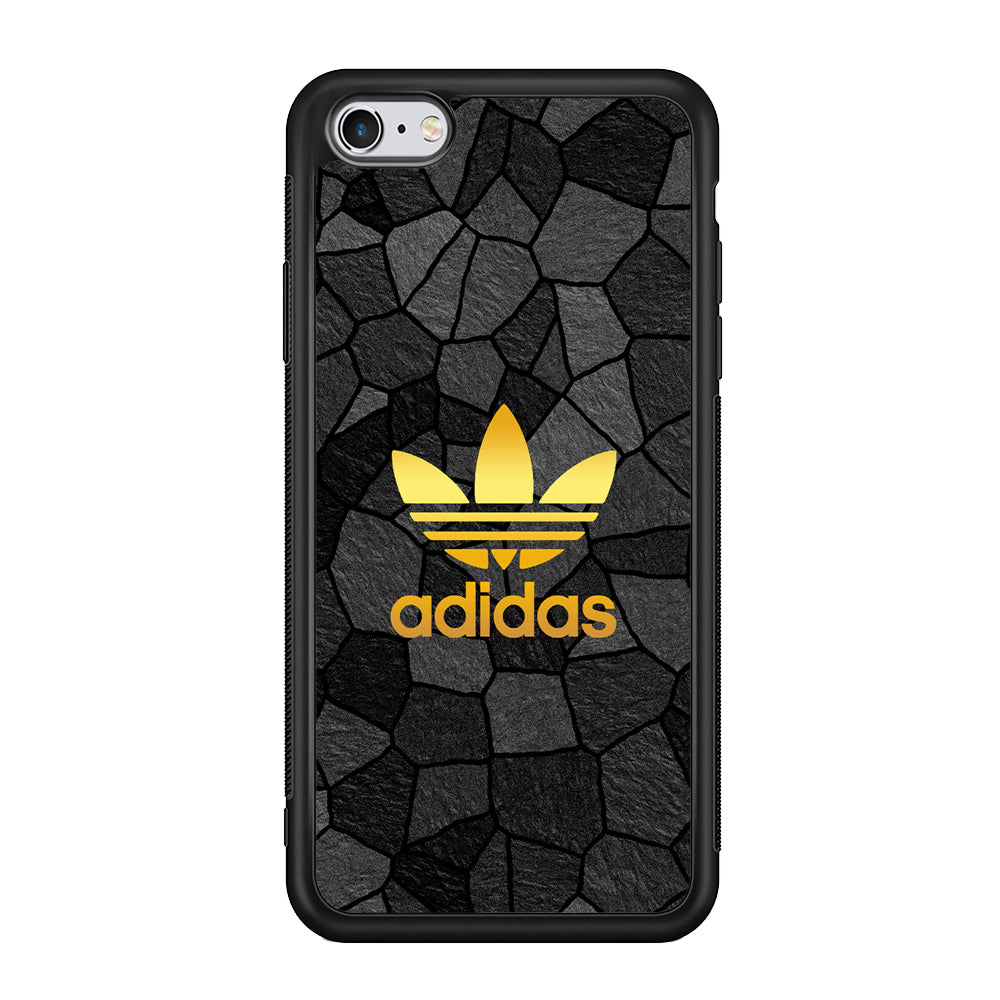 Adidas Gold Rock Patern iPhone 6 | 6s Case-Mobile Phone Case-Rubber Black (2D Case)-Altracase