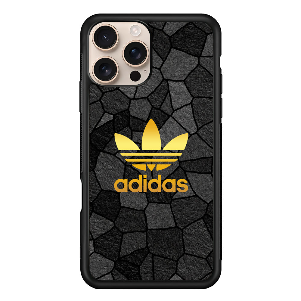 Adidas Gold Rock Patern iPhone 16 Pro Case - Altracase