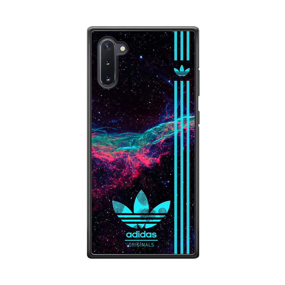 Adidas Milkyway Fingerprint Samsung Galaxy Note 10 Case-Mobile Phone Case-Rubber Black (2D Case)-Altracase