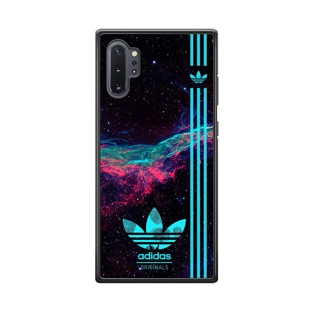 Adidas Milkyway Fingerprint Samsung Galaxy Note 10 Plus Case-Mobile Phone Case-Rubber Black (2D Case)-Altracase