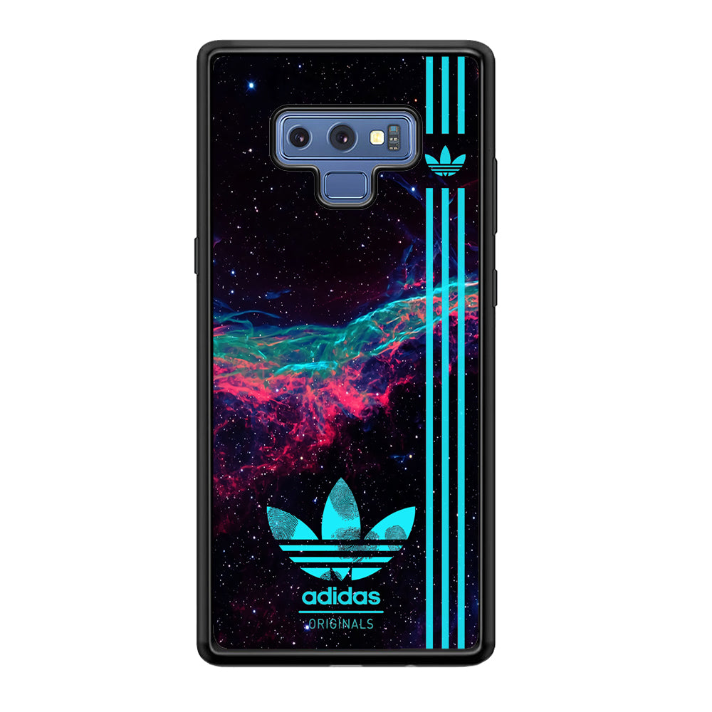 Adidas Milkyway Fingerprint Samsung Galaxy Note 9 Case-Mobile Phone Case-Rubber Black (2D Case)-Altracase