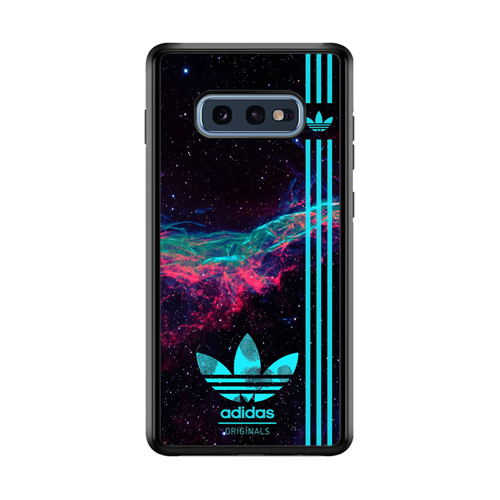 Adidas Milkyway Fingerprint Samsung Galaxy S10E Case-Mobile Phone Case-Rubber Black (2D Case)-Altracase