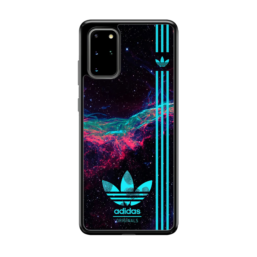 Adidas Milkyway Fingerprint Samsung Galaxy S20 Plus Case-Mobile Phone Case-Rubber Black (2D Case)-Altracase